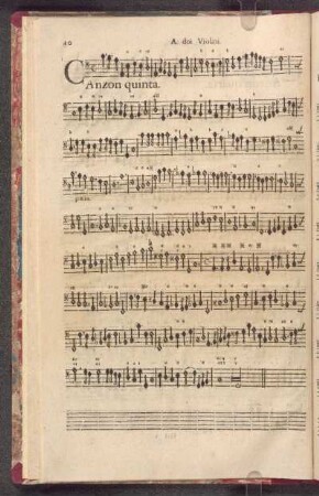 Canzon Quinta.