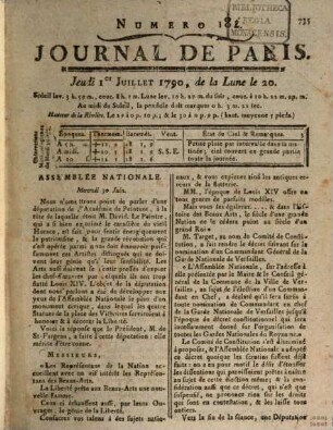 Journal de Paris . 1790,7/12