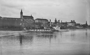 Personen-Seitenraddampfer "Bad Schandau" (1892, Werft Blasewitz), Blick nach Leitmeritz