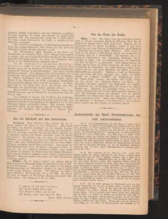 Von der Ernte des Todes : [Lehrer Wilh. Schroten] ; [Nekrolog]