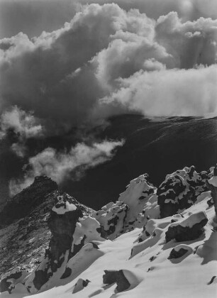 Mount-Kenya-Massiv : Blick über einige Gipfel des Mount-Kenya-Massivs