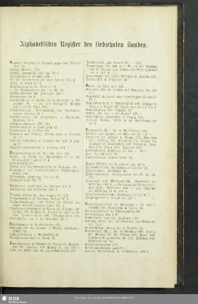 Alphabetisches Register des siebzehnten Bandes