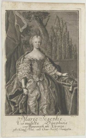Bildnis der Marie Josephe von Frankreich und Navarra