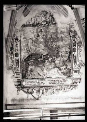 Stadtkirche; Wandbild, Christi Verklärung