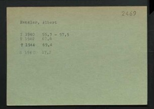 Henzler, Albert