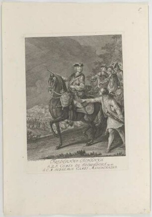 Bildnis des Fridericus Henricus de Seckendorf