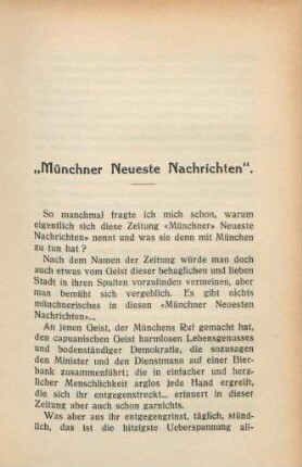 "Münchner Neueste Nachrichten"