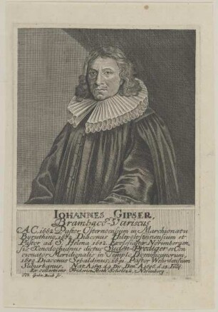 Bildnis des Iohannes Gipser
