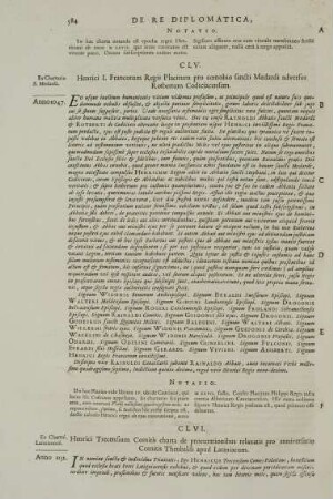 CLV. Henrici I. Francorum Regis Placitum pro coenobio sancti Medardi adversus Rotbertum Codiciacensem.