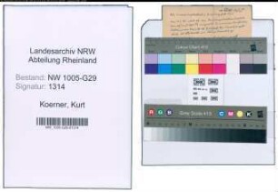 Entnazifizierung Kurt Koerner , geb. 27.09.1908 (Bahnrat)