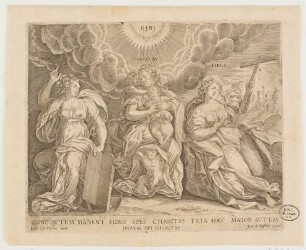 Tugenden: Spes, Charitas und Fides