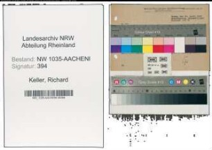 Entnazifizierung Richard Keller , geb. 07.02.1904 ()