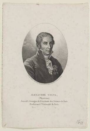 Bildnis des Alessandro Volta