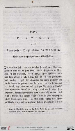 XCIV. Guglielmo da Marcilla
