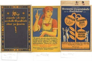 Katalog von Gegenständen, die man für Sammelpunkte von Flammer-Seife und Seifenpulver bekommt