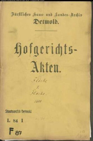 Flörke, Friedrichs Witwe gegen Dr. Konrad Flörkes Kinder Vormunde - Kornrente