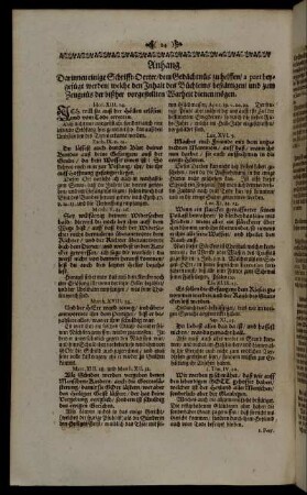 Anhang. Darinnen einig Schrifft-Oerter/ dem Gedächtnüs zu helffen [...]