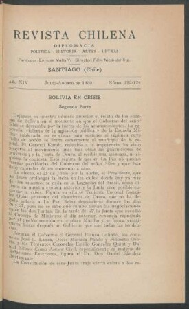 Comentario editorial - Bolivia en crisis - segunda parte