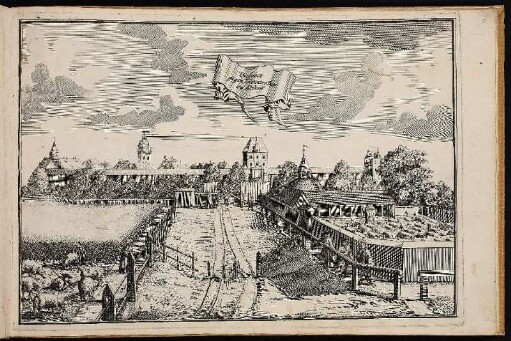 Prospect gegen das unter Thor zu Altdorff. - Unteres Tor, Altdorf bei Nürnberg