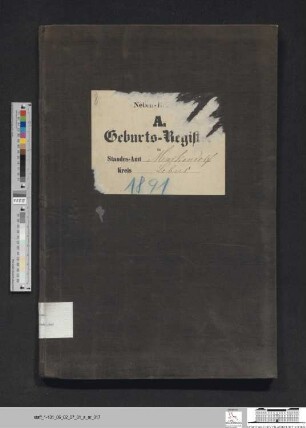 Geburtsregister Markendorf 1891