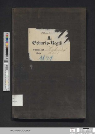 Geburtsregister Markendorf 1891