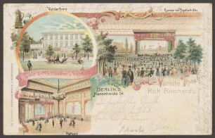 Ansichtskarte "Variété Theater" Hasenheide 57, koloriert [3/3]