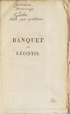 Banquet De Léontis