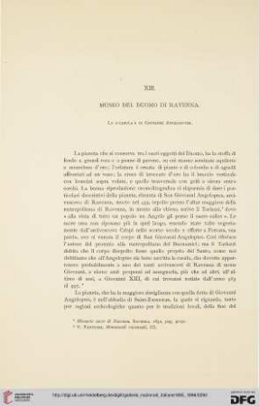 3.1895/96: Museo del Duomo di Ravenna : la "Casula" di Giovanni Angeloptes