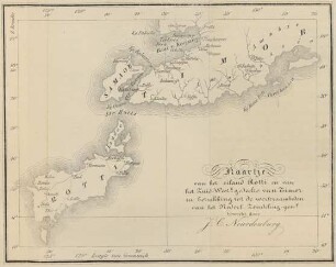 Kaartje van het eiland Rotti en van het Zuid-West-gedeelte van Timor ...