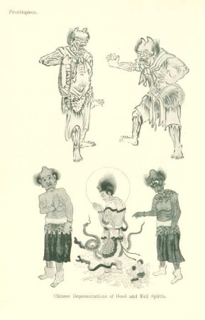 Chinese representations of good and evil spirits