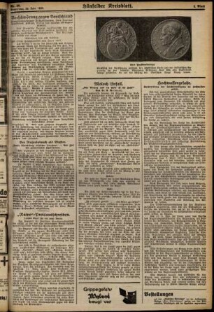 Zweite Ausgabe vom Donnerstag, den 28. Februar 1929.