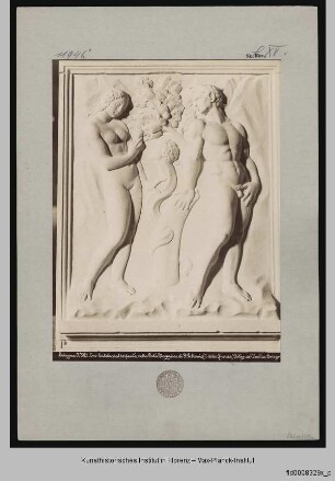 Hauptportal von San Petronio : Reliefs am linken Pilaster : Der Sündenfall