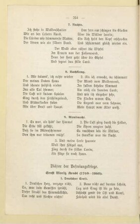 Dichter der Befreiungskriege