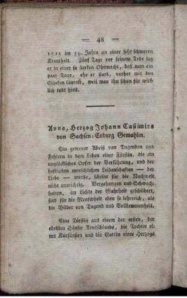 Anna, Herzog Johann Casimirs von Sachsen-Coburg Gemahlin.