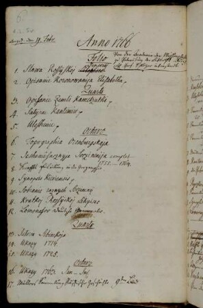 Von der Academie der Wissenschaften zu Petersburg der Bibliothek durch Hh. Prof. Schlözer übersandt.