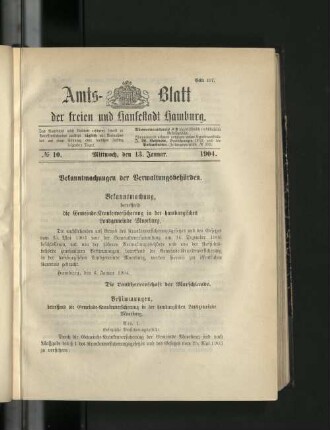 No. 10, 13. Januar 1904.