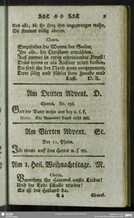 Am Vierten Advent
