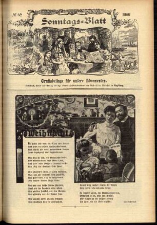 Ausgabe vom Sonntag, den 26. Dezember 1909.