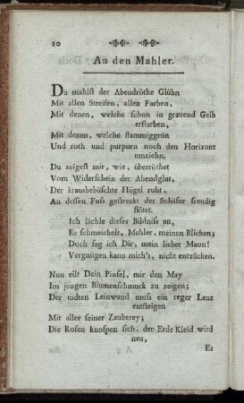 An den Mahler