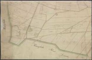 2. Rein-Karte von der bäuerlichen Feldmark Mehlsdorf [bei Felgentreu] (Fragment) (6 Teile)