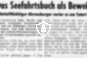 Das Seefahrtsbuch als Beweis