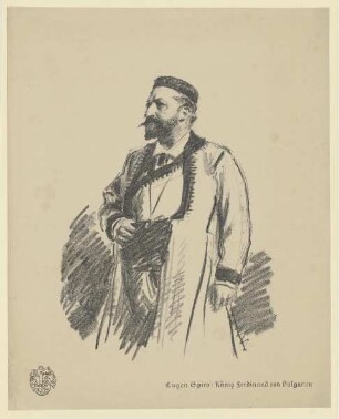 Bildnis des König Ferdinand von Bulgarien
