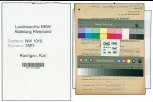 Entnazifizierung Karl Roertgen , geb. 11.12.1903 (Gastwirt)