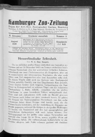 Neuseeländische Seltenheit.