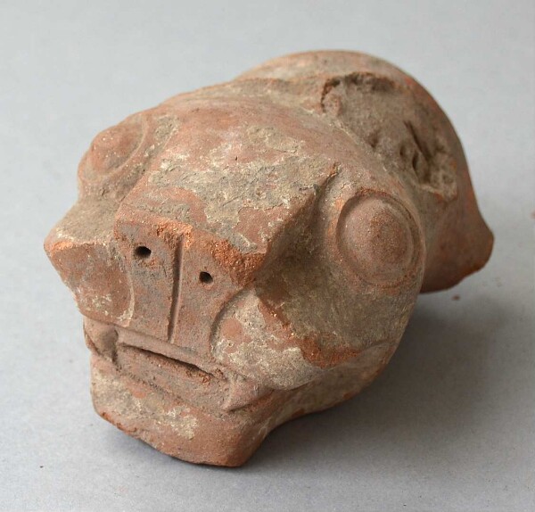 Clay animal head (fragment)