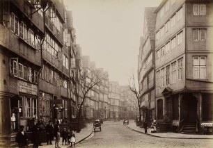 "Brook von Osten aus gesehen" aus der Mappe "Hamburg 1883. Aufnahmen der niederzulegenden Stadttheile“