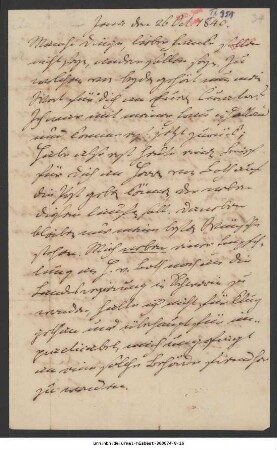 Brief von Fries an Friedrich Francke
