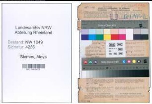 Entnazifizierung Aloys Siemes , geb. 06.08.1878 (Amtmann)
