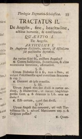 33-52, Tractatus II