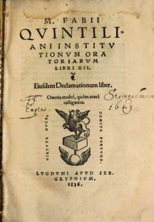 Institutiones oratoriae